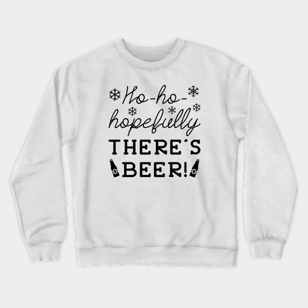 Hopefully Beer Crewneck Sweatshirt by LuckyFoxDesigns